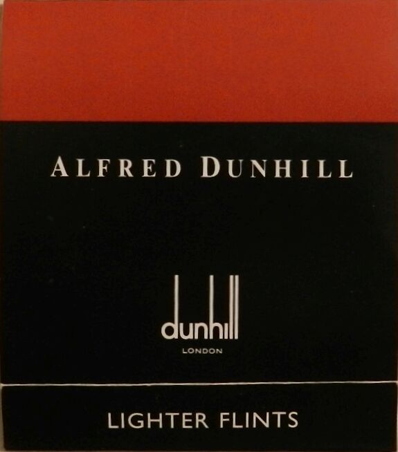 Dunhill Rollagas Lighter Flints Red New Wallet Of 9 Genuine - Us Seller