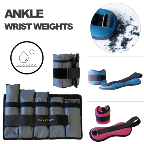 Ankle Wrist Weights Set For Women / Men Gym Fitness Running Lifting Exercise