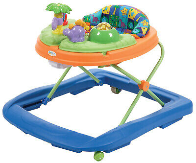Safety 1st Dino Sounds 'n Lights Discovery Baby Walker With Activity Tray, Dino