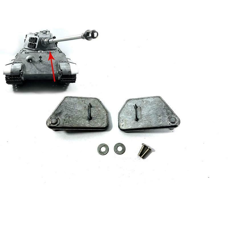 Mato Model Rc Tank 1/16 King Tiger 1228 Metal Opening Front Hatches Mt251 Parts